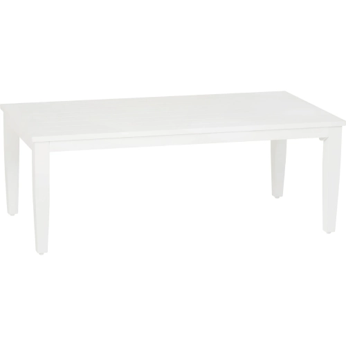 Claiborne Outdoor Coffee Table in White