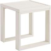 Kessler Outdoor Side Table in White Finish Wood