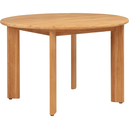 Lukas Outdoor 46" Round Dining Table in Teak Wood