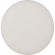 Lorden Round Ottoman in Channel Tufted White Sherpa Fabric