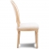 Avalon Oval Back Dining Chair in Tural Linen Fabric & Wood (Set of 2)