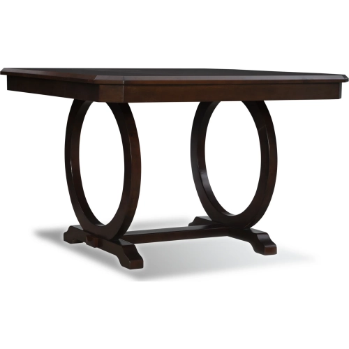 Brigham 54" Square Gathering Dining Table in Chery