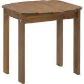 Adirondack Outdoor End Table in Acorn Wood