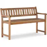 Catalan Outdoor Bench in Acorn