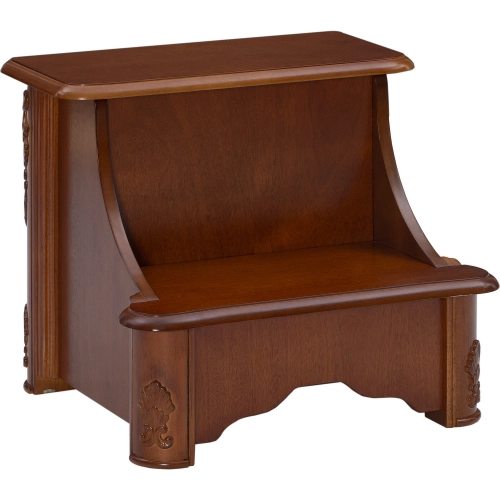 Woodbury Mahogany Bed Steps with Storage
