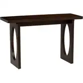Pedro Console Table in Espresso Brown Wood