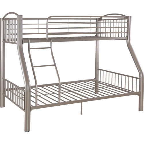 Twin over Full Pewter Bunk Bed