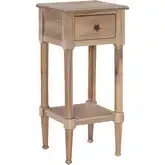 Seaboard End Table in Natural Wood