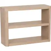 Gertrude 40" Console Table with Shelf in Natural Brown Wood