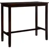 Claridge 42" Bar Height Dining Table in Walnut Wood