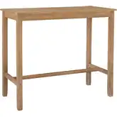Claridge 42" Bar Height Dining Table in Distressed Brown Wood
