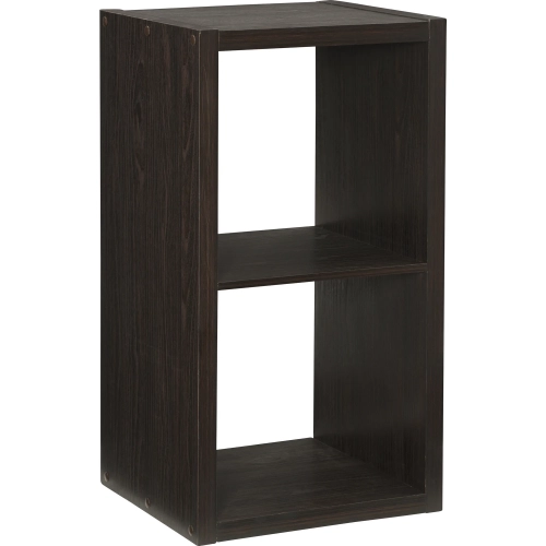Galli 2 Cubby Storage Cabinet in Espresso