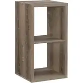 Galli 2 Cubby Storage Cabinet in Gray