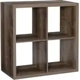 Galli 4 Cubby Storage Cabinet in Gray