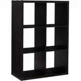 Galli 6 Cubby Storage Cabinet in Espresso