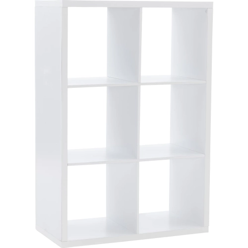 Galli 6 Cubby Storage Cabinet in White
