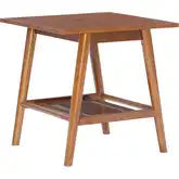 Charlotte End Table in Walnut Wood