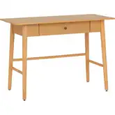 Charlotte 1-Drawer Writing Desk in Natural