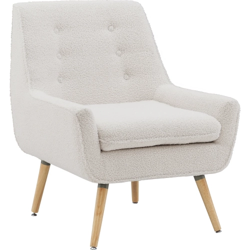 Trelis Accent Chair in Tufted Sherpa Fabric