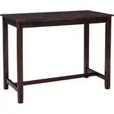 Claridge 36" Counter Height Dining Table in Brown Wood