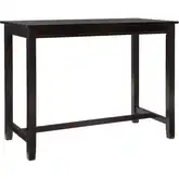Claridge 36" Counter Height Dining Table in Black Wood
