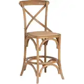 Roxy 24.5" Counter Stool in Gray Wash Wood