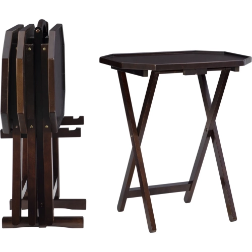 James Tray Table in Espresso Wood