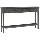 Daisy Console Table in Distressed Gray