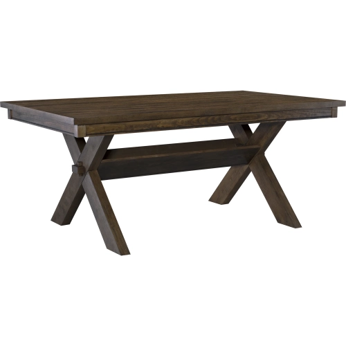 Turino 70" Dining Table in Rustic Umber Wood
