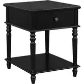 Mcghie Side Table in Black Wood