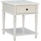 McGhie Side Table in White Ash Veneer Wood