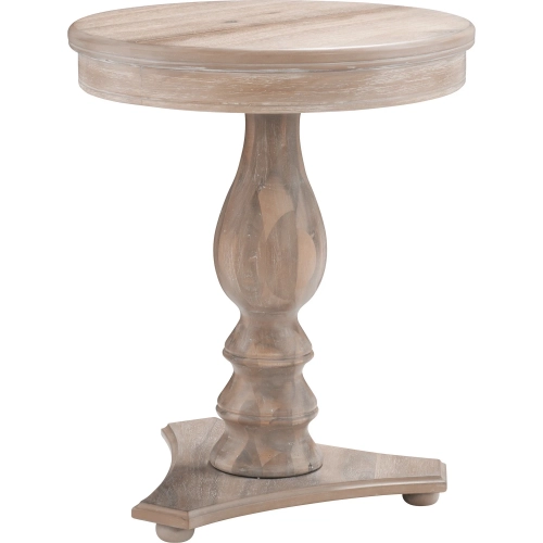 Stanton Round Accent Side Table in Natural