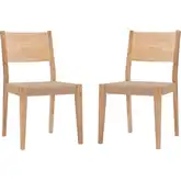 Cadence Dining Chair in Natural Wood & Rope (Set of 2)