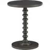Aurora Side Table in Dark Gray Wood