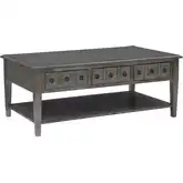 Sadie Coffee Table in Distressed Gray Wood