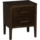 Wilcox Side Table in Espresso Brown Wood