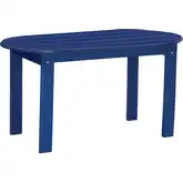 Adirondack Outdoor Coffee Table in Blue Wood