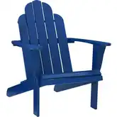 Adirondack Outdoor Chair in Blue Wood
