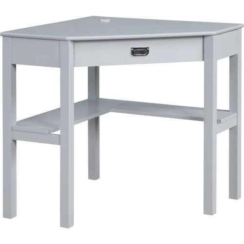 Peggy Corner Desk in Gray Wood