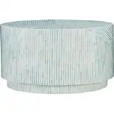 Perrin Coffee Table in Blue Capiz Shell
