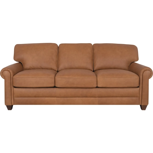 Andrew Sofa (Shown in Tan Italian Leather)