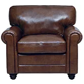 Andrew Accent Arm Chair (Shown in Havana Brown Leather)