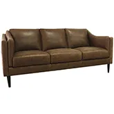 Ava Sofa (Shown in Distressed Bomber Tan Brown Top Grain Leather)