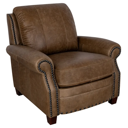 Bennett Accent Chair (Shown in Distressed Bomber Tan Brown Top Grain Leather)