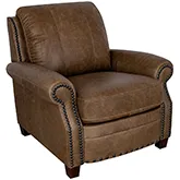 Bennett Accent Chair (Shown in Distressed Bomber Tan Brown Top Grain Leather)