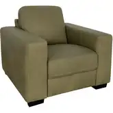 Jett Accent Chair (Shown in Olive Green Top Grain Leather)