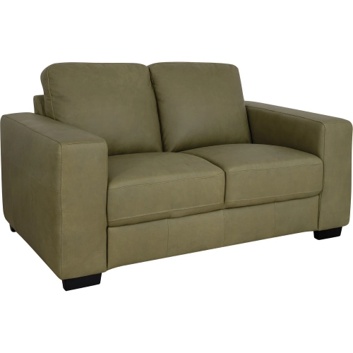 Jett Loveseat (Shown in Olive Green Top Grain Leather)