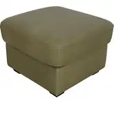 Jett Ottoman (Shown in Olive Green Top Grain Leather)
