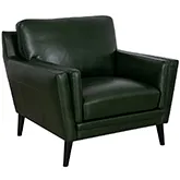 Lauren Accent Chair (Shown in Bottle Green Top Grain Leather)