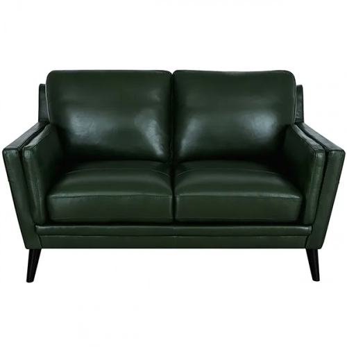 Lauren Loveseat (Shown in Bottle Green Top Grain Leather)